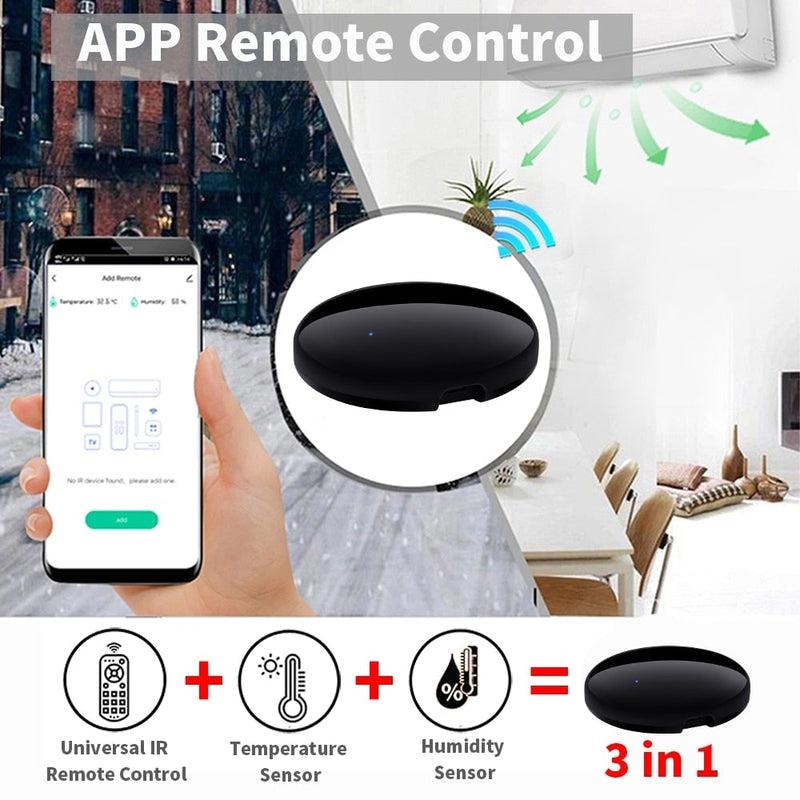 Effortless Control with Tuya Smart IR Remote | Temperature & Humidity Sensor, Alexa, and Google Home Compatibility
